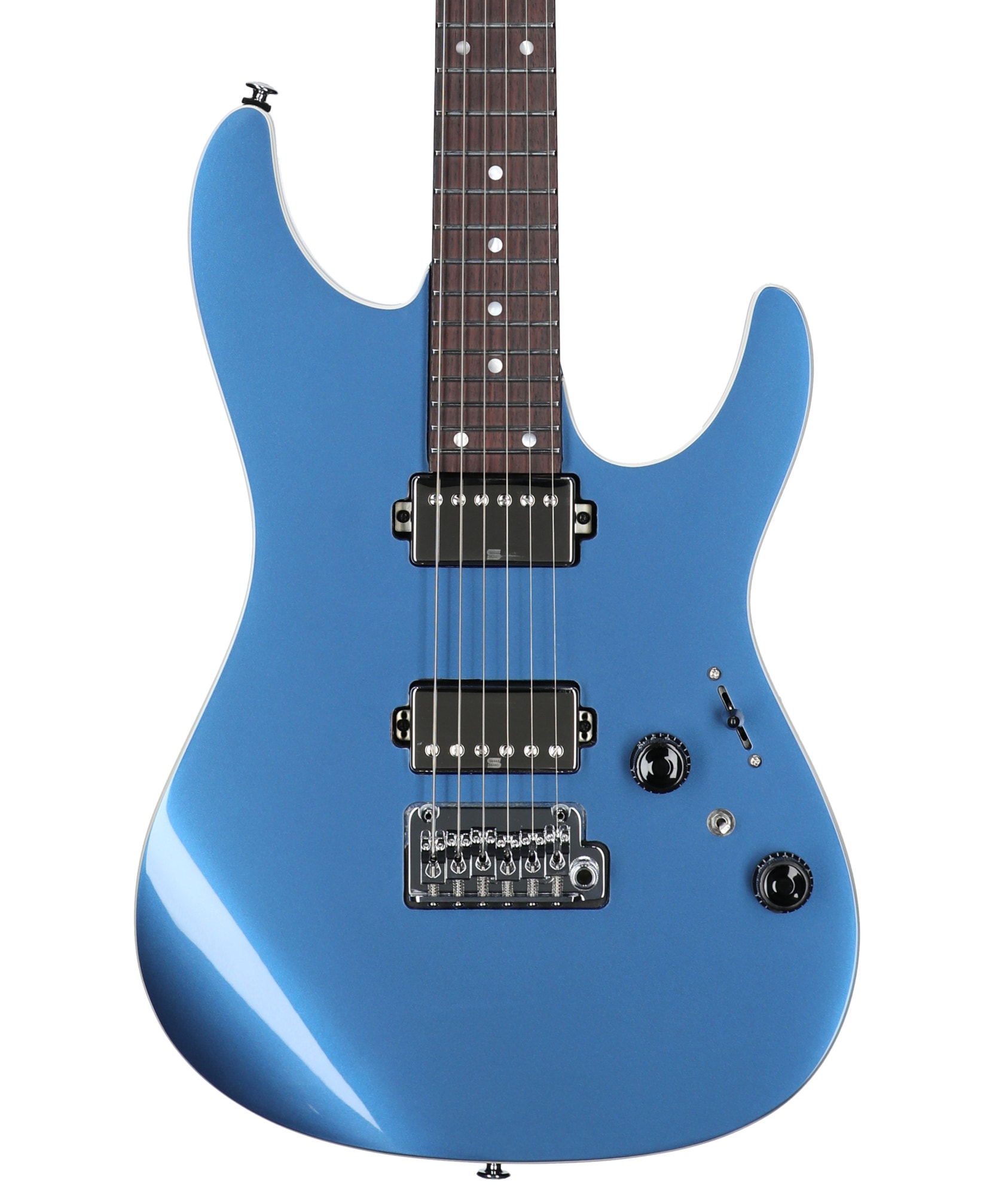 Ibanez Premium AZ42P1 Electric Guitar with Bag Prussian Blue Metallic View 2