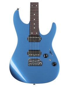 Ibanez Premium AZ42P1 Electric Guitar with Bag Prussian Blue Metallic View 2