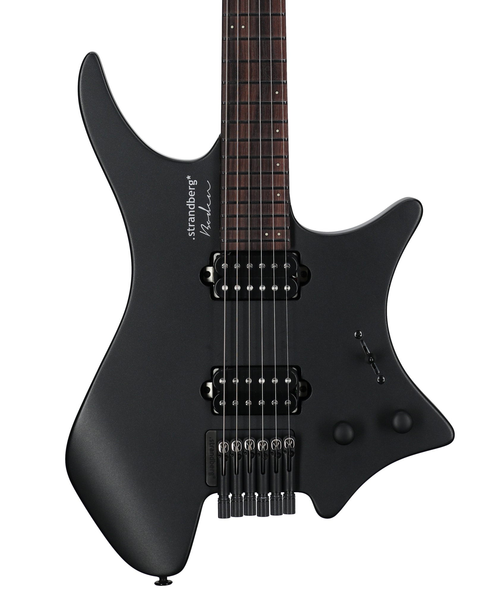 Strandberg Boden Essential 6 Electric Guitar with Bag Black Granite View 2