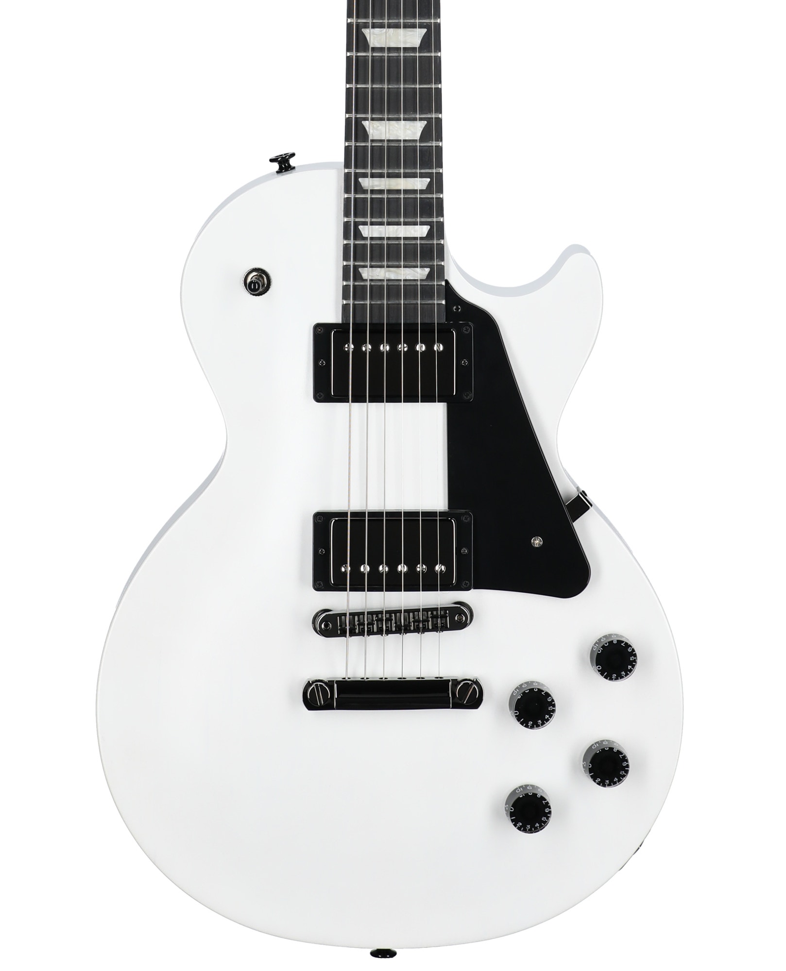 Gibson LE Les Paul Modern Studio Guitar with Soft Case Worn White View 2