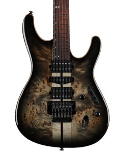 Ibanez Premium S1079PBZ Electric Guitar with Bag Charcoal Black Burst