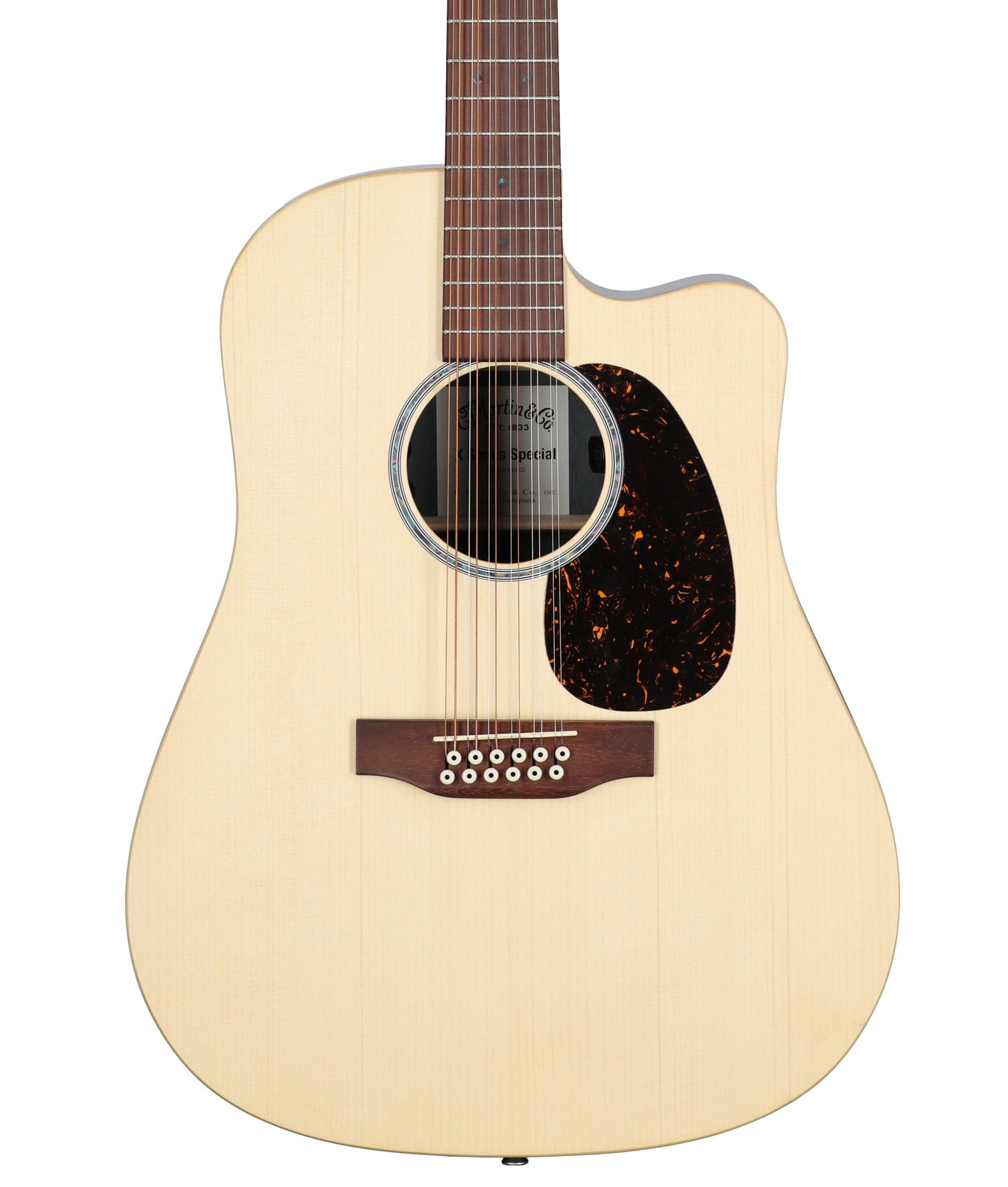 Martin DC-X2E Brazilian 12-String A/E Guitar with Softshell Case
