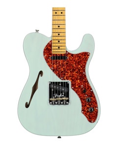 Fender LE American Prof II Telecaster Thinline MN Trans Surf Green with
Case View 2