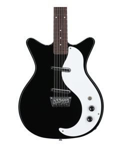 Danelectro 59 12-String Electric Guitar Black View 1