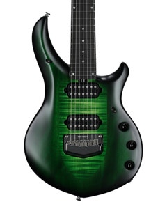 Ernie Ball Music Man Majesty 7 Electric Guitar with MONO Bag Gravity Green