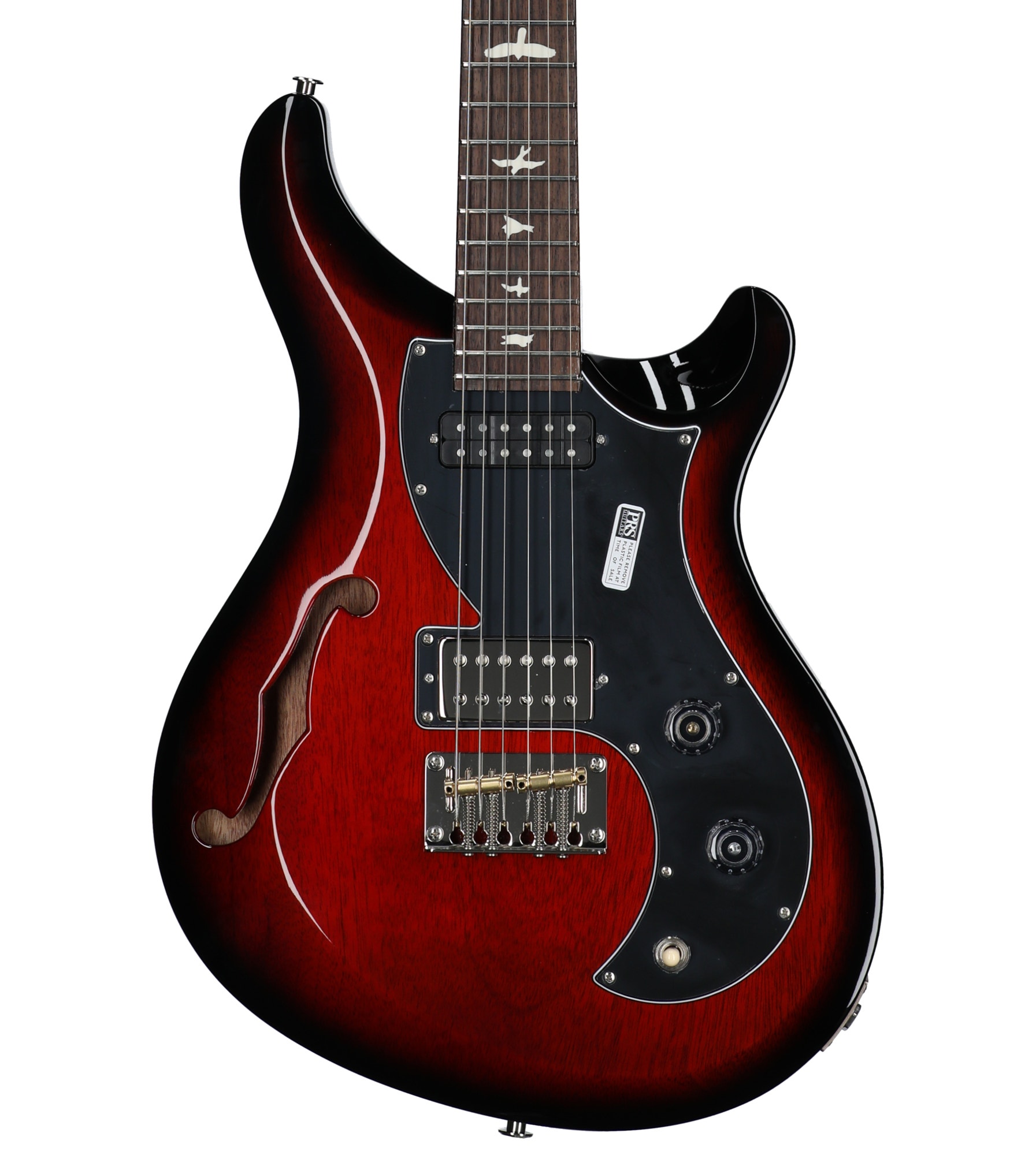 PRS S2 Vela Semi-Hollow Guitar Scarlet Sunburst with Gigbag