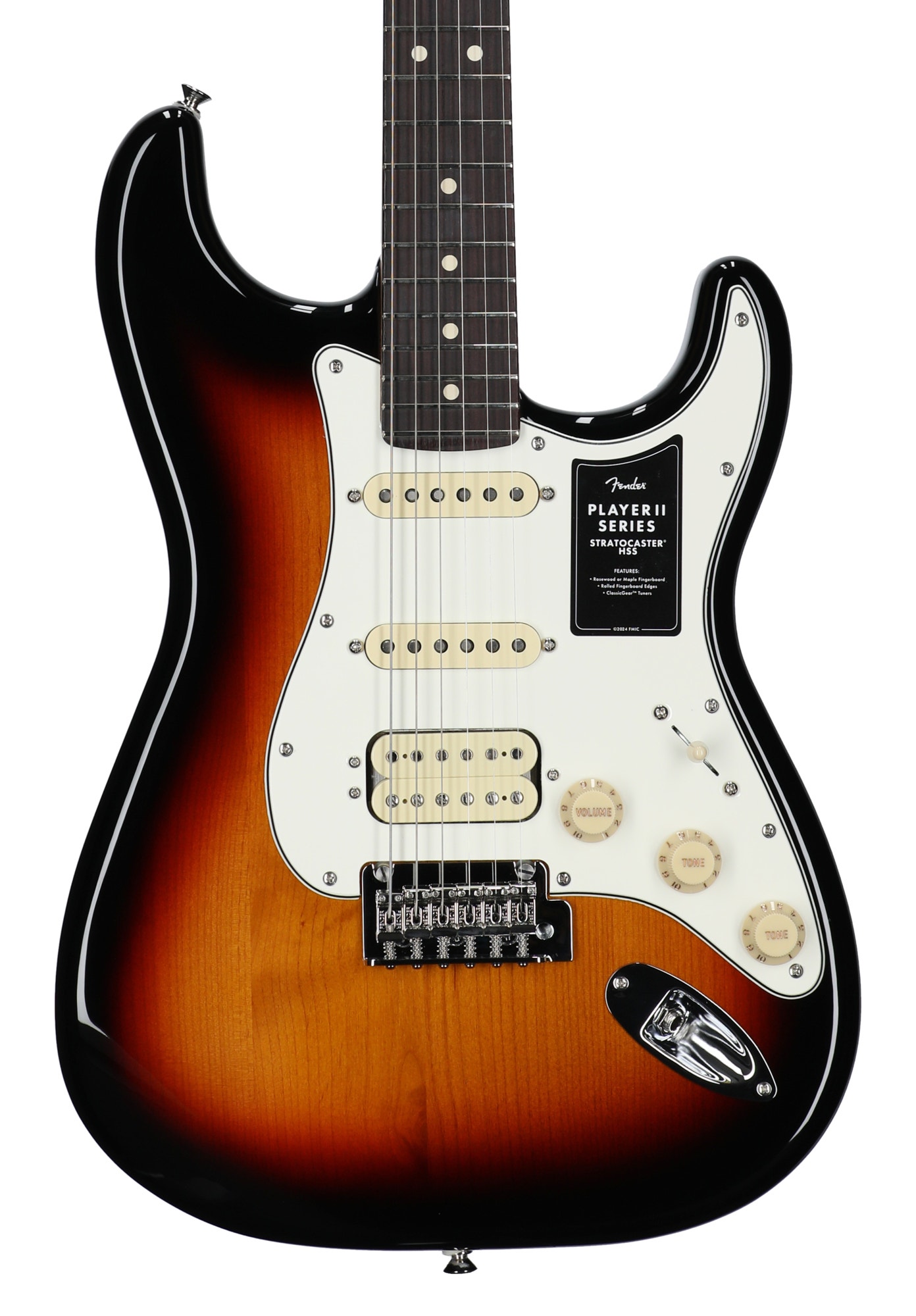 Fender Player II Stratocaster HSS Guitar Rosewood Neck