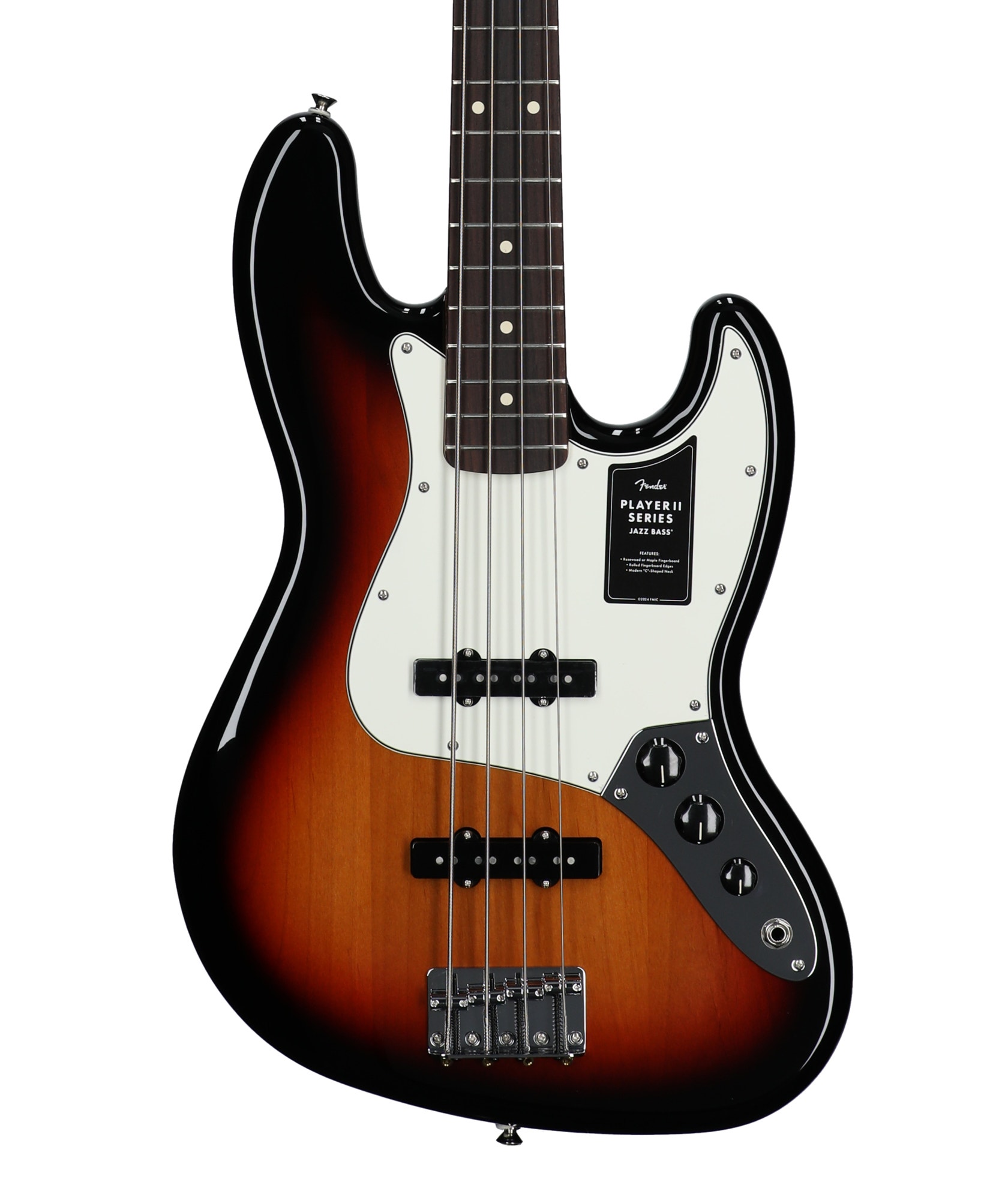 Fender Player II Jazz Bass Guitar Rosewood Neck 3-Color Sunburst