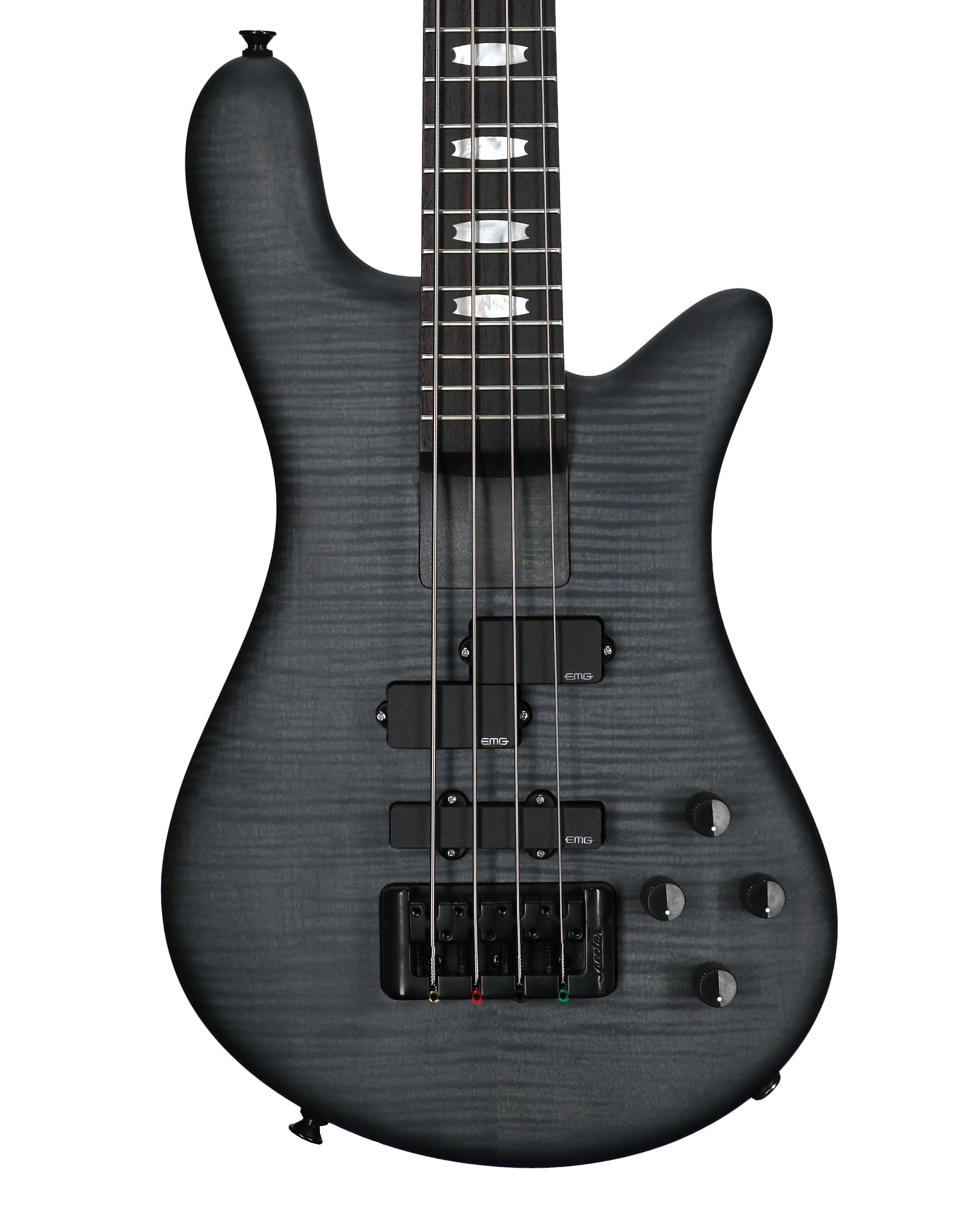 Spector Euro 4 LX Bolt On Bass Guitar with Bag Black Stain Matte