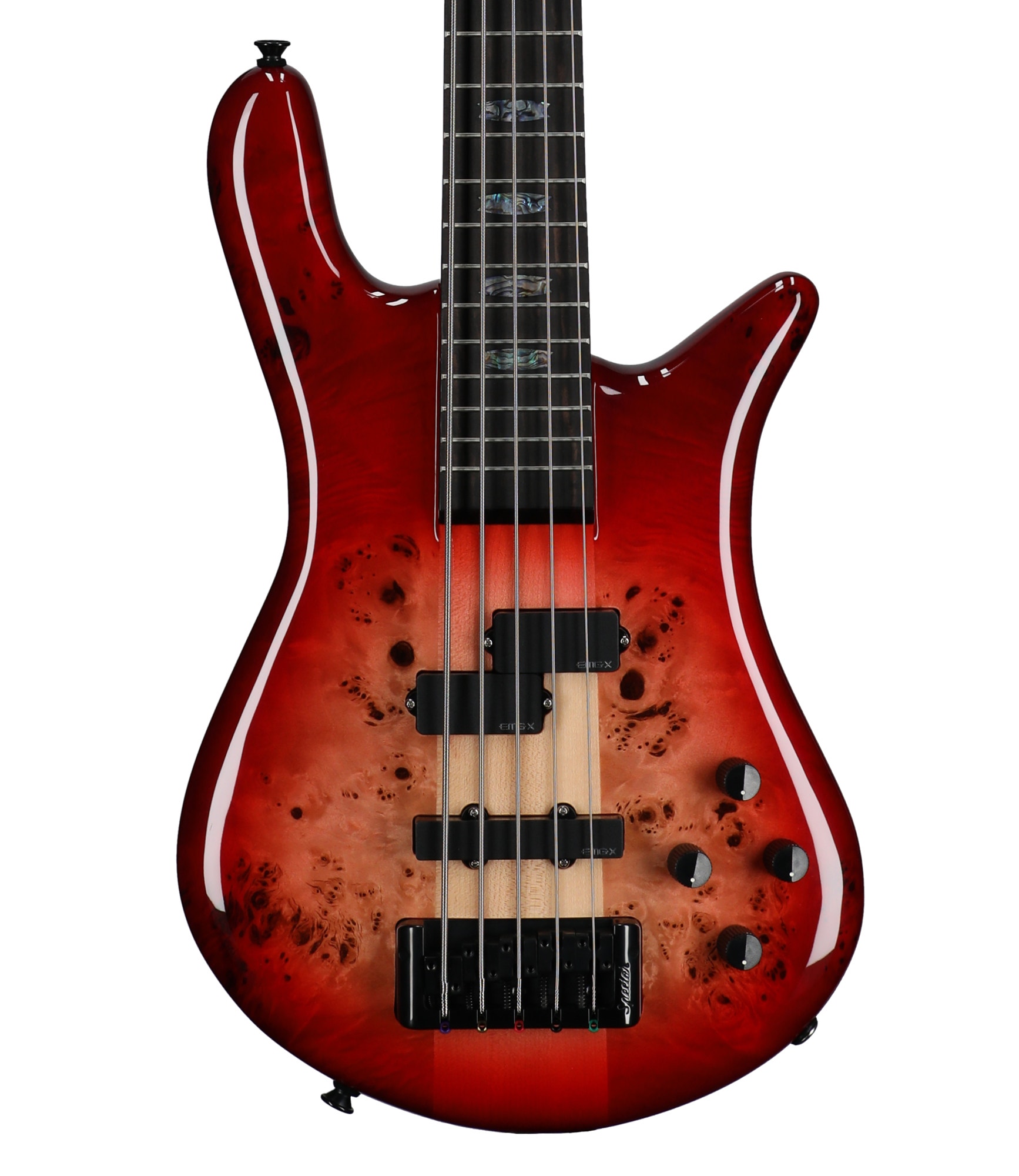 Spector Euro 5 Custom 5-String Bass Guitar Natural Red Burst Gloss
