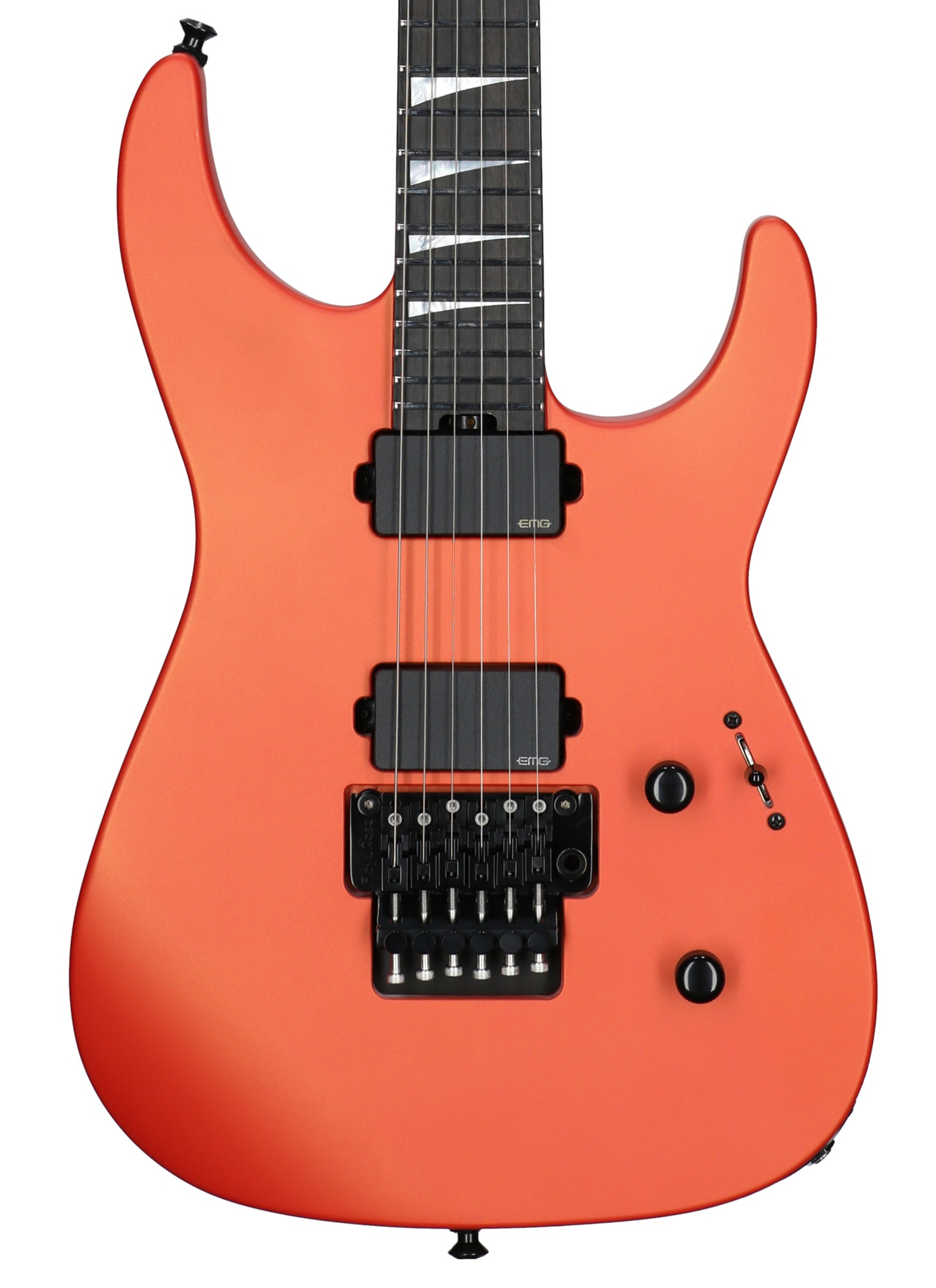 Jackson American Series Soloist SL2MG Guitar Satin Lambo Orange with Case