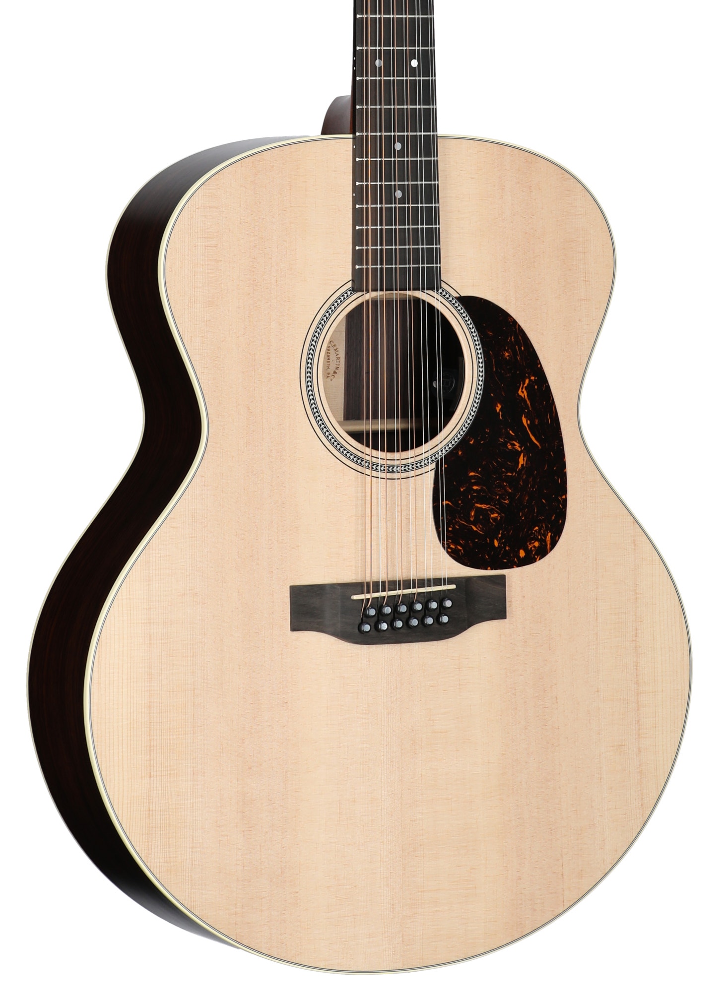 Martin Grand J16E12-String Acoustic Electric Guitar with Soft Shell Case