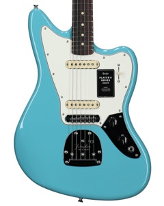 Fender Player II Jaguar Guitar Rosewood Neck Aquatone Blue