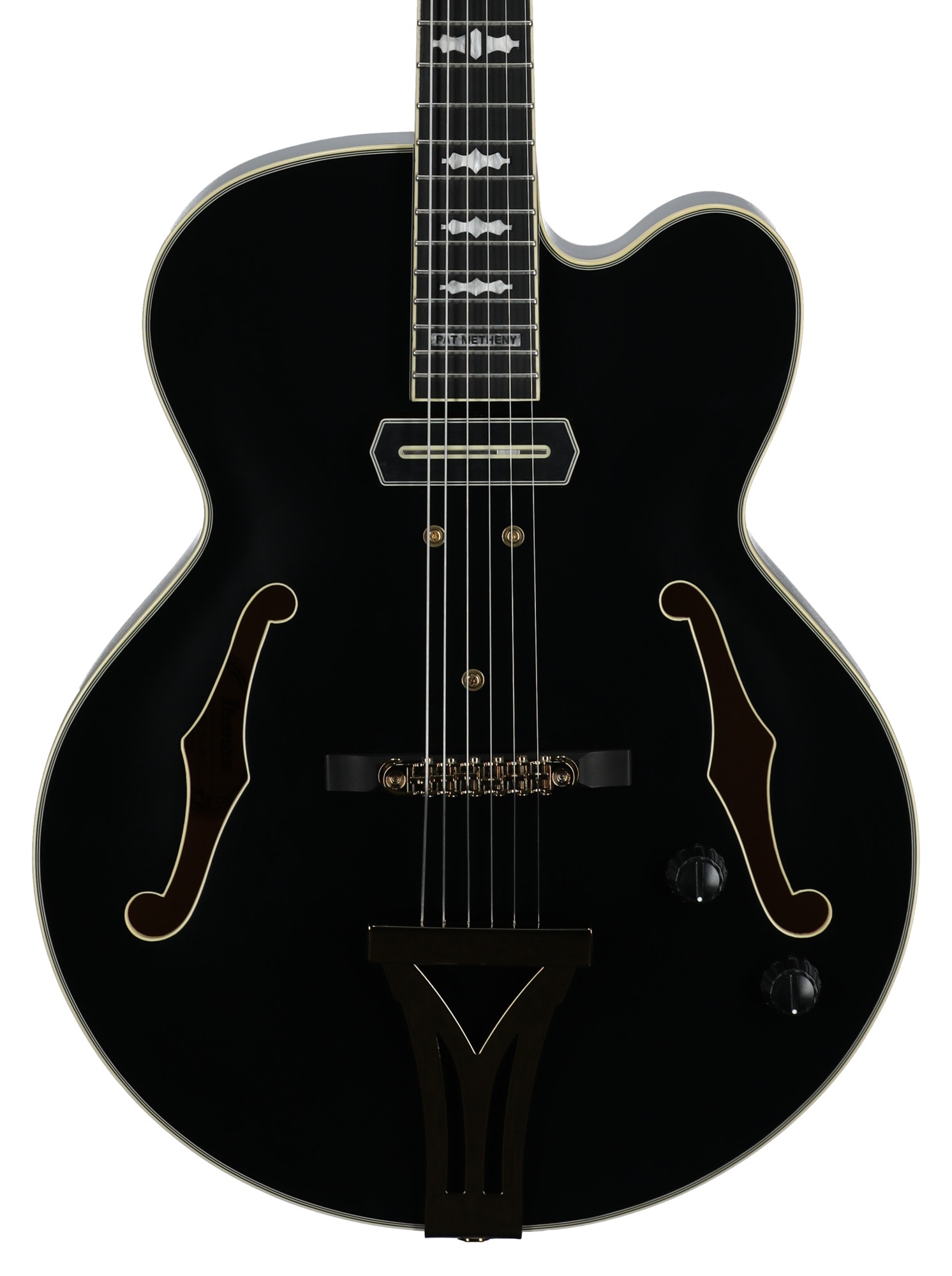 Ibanez Pat Metheny MP3 Guitar with Case Black Low Gloss