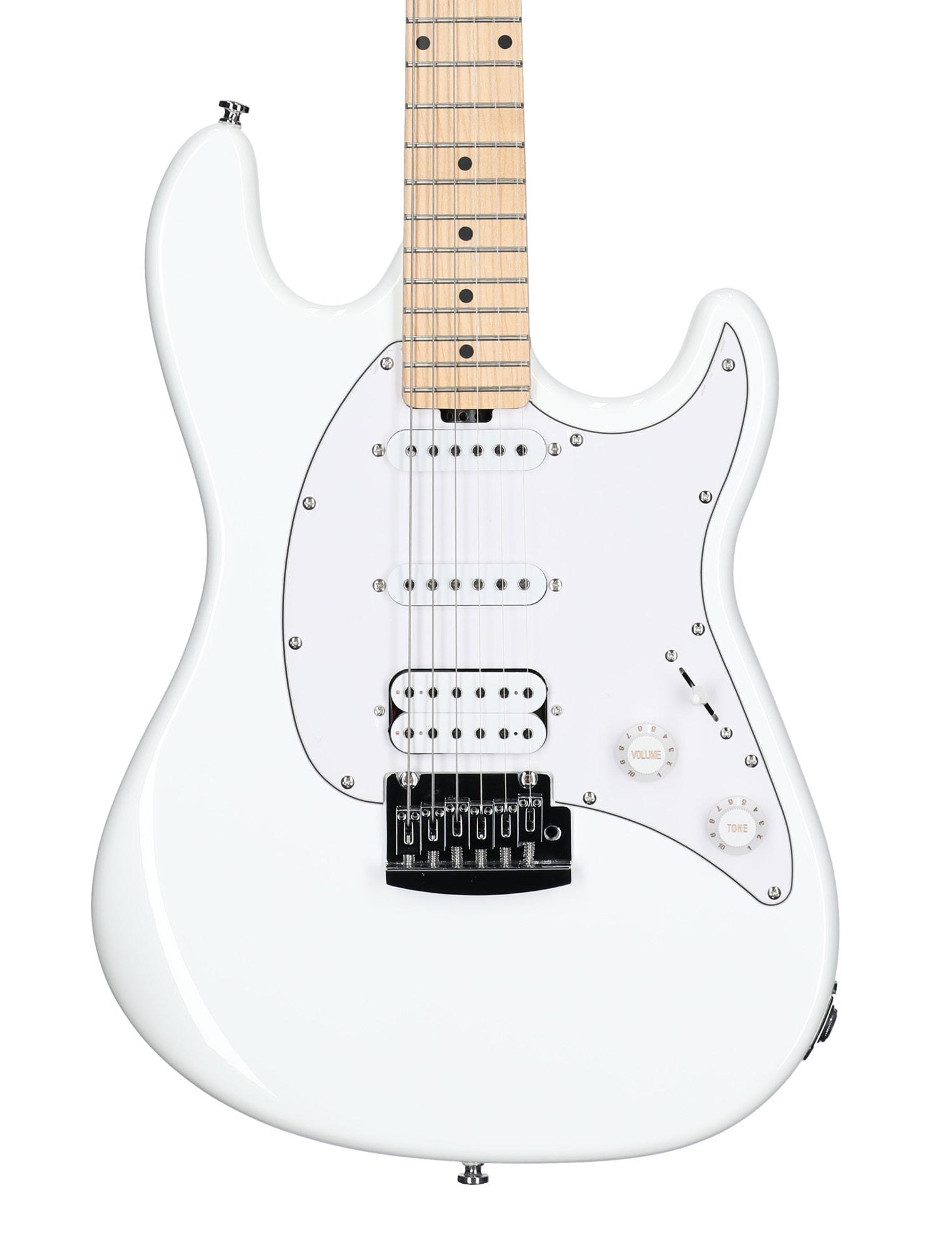 Sterling Intro Cutlass HSS CT20 Electric Guitar Canvas White