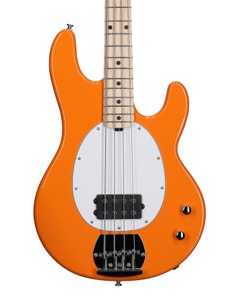 Sterling StingRay RAY2 Bass Guitar Sunrise Orange View 2