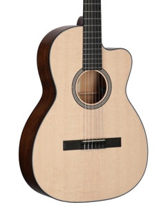 Martin 000C1216E Acoustic Electric Nylon String Guitar View 8
