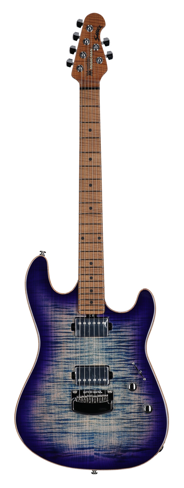 Music Man Sabre Electric Guitar with MONO Blurple View 1