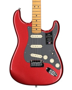 Fender American Ultra II Strat MN Sinister Red WC View 1