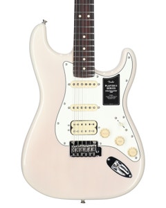 Fender Player II Strat HSS Chambered Ash Rosewood Neck White Blonde View 2
