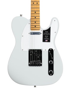 Fender American Ultra II Tele Maple Neck Guitar Avalanche with Case View 2