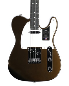 Fender American Ultra II Telecaster Ebony Neck Guitar with Case