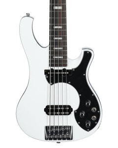 Schecter Stargazer 5 Bass Guitar Gloss White View 2