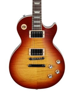 Gibson Les Paul Standard 60s Faded Guitar Vintage Bourbon Burst with Case View 2