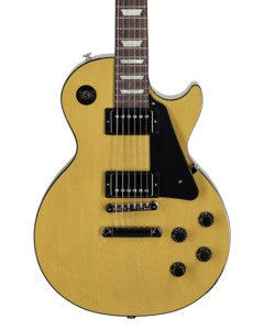 Gibson Les Paul Standard 50s Mahogany Top Guitar TV Yellow with Case