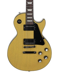 Gibson Les Paul Standard 60s Mahogany Top Guitar TV Yellow with Case View 2
