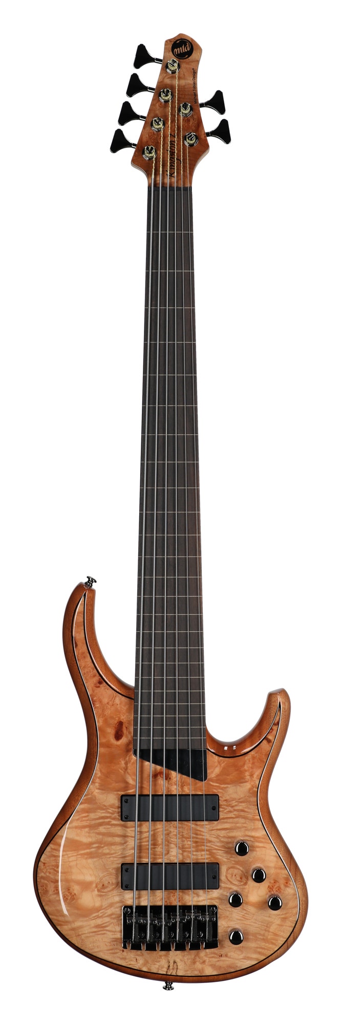 MTD Kingston Z6 6-String V2 Fretless Bass Guitar Natural Gloss
