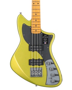 Fender American Ultra II Meteora Bass Maple Neck Guitar with Case