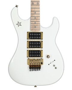 Kramer Jersey Star Guitar White Pearl with Premium Gig Bag View 2