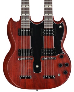 Gibson CS Jimmy Page EDS-1275 Double Neck Guitar with Case 69 Cherry View 2