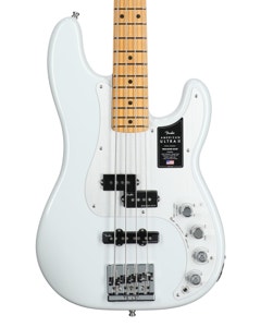 Fender American Ultra II Precision Bass Maple Neck Guitar Avalanche with Case