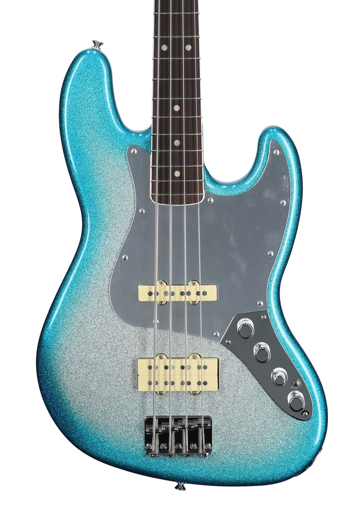 Fender LE Player Plus Blu DeTiger Jazz Bass Guitar with Bag