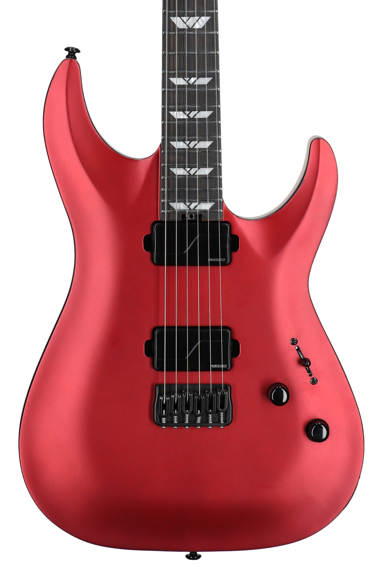 Schecter C1 SLS Custom Electric Guitar Racing Red View 2