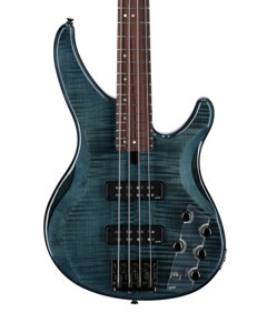 Yamaha TRBX604FM Bass Guitar Indigo Blue View 2