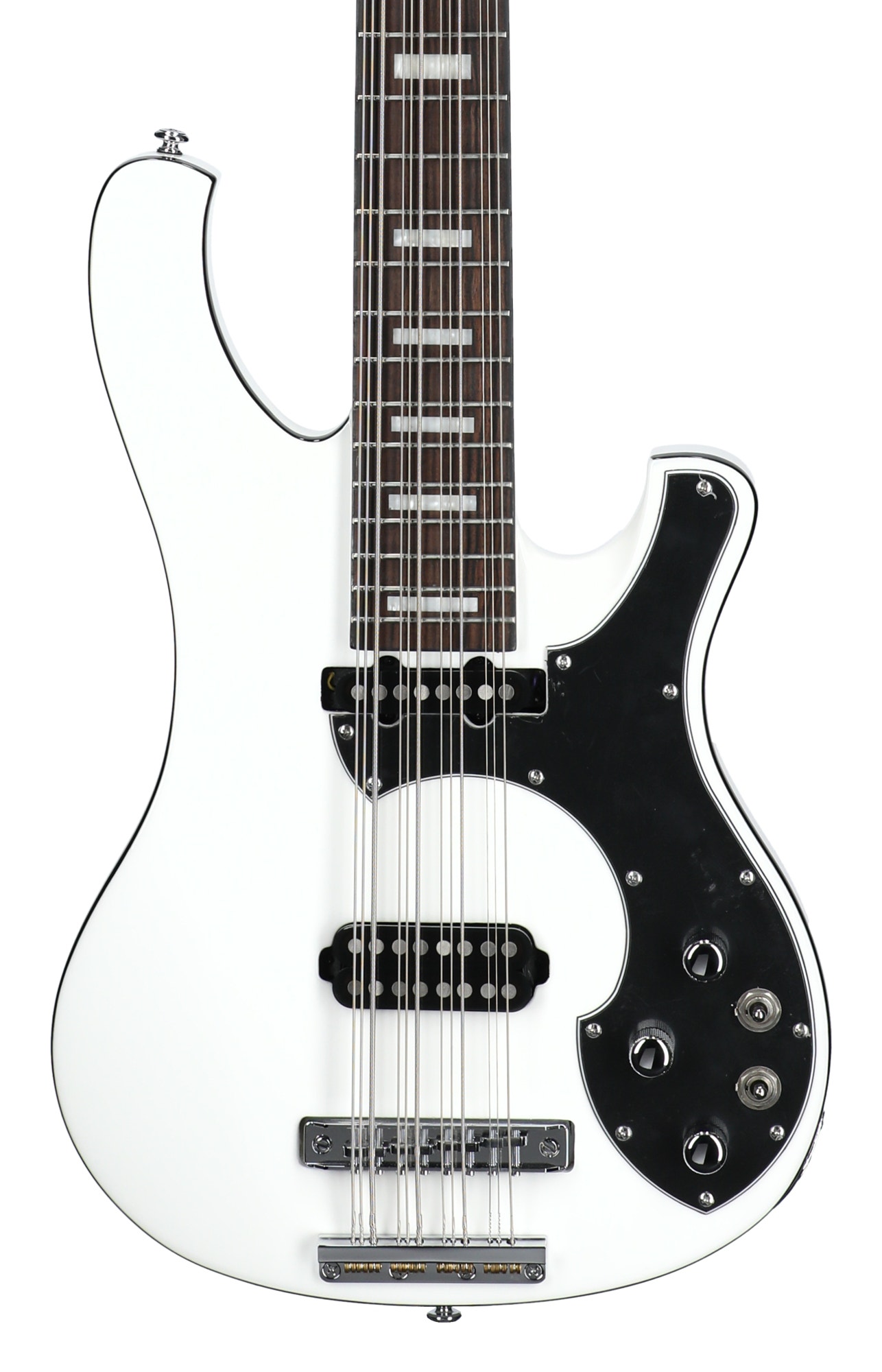 Schecter Stargazer 12 Bass Guitar Gloss White View 2