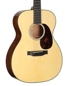 Martin 00018 Acoustic Guitar Natural with Case View 8