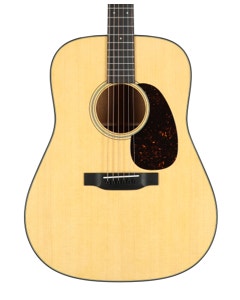 Martin D-18 Acoustic Guitar Natural with Case View 2