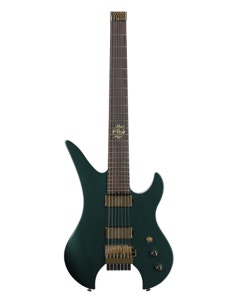 Schecter Synyster Gates 7 Headless Electric Guitar Oak Green Metallic View 1