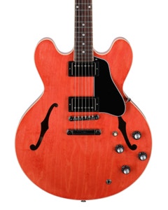 Gibson ES-335 Semi Hollow Watermelon W/C View 2