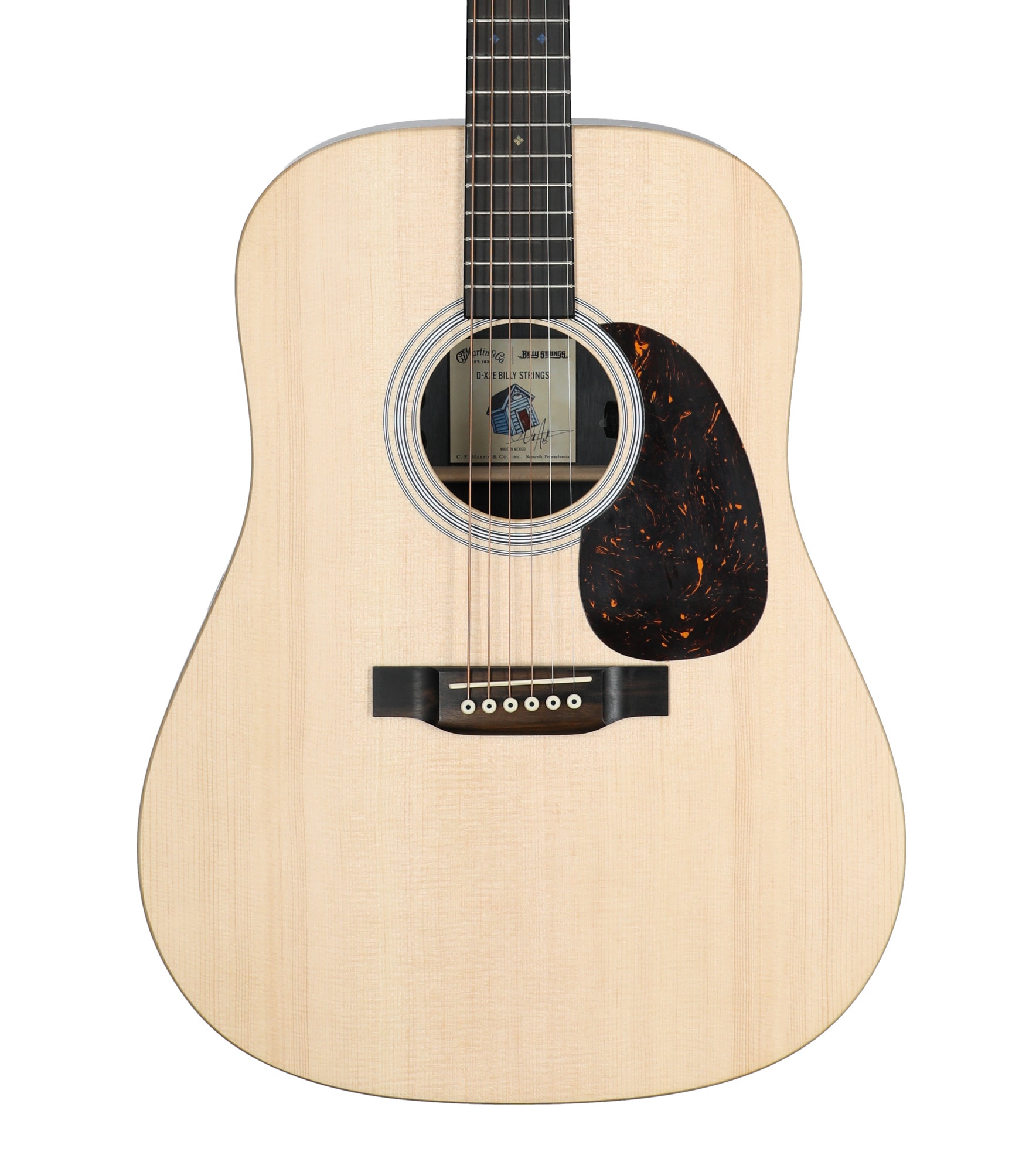 Martin D-X2E Billy Strings Acoustic Electric Guitar with Softshell Case View 2