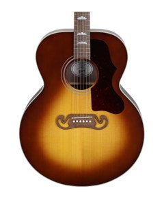 Gibson SJ200 Studio Walnut Acoustic Electric Guitar with Case Satin Walnut Burst View 2