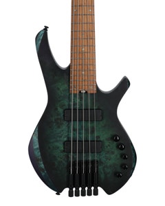 Cort Space 5 Headless 5-String Bass Guitar Star Dust Green