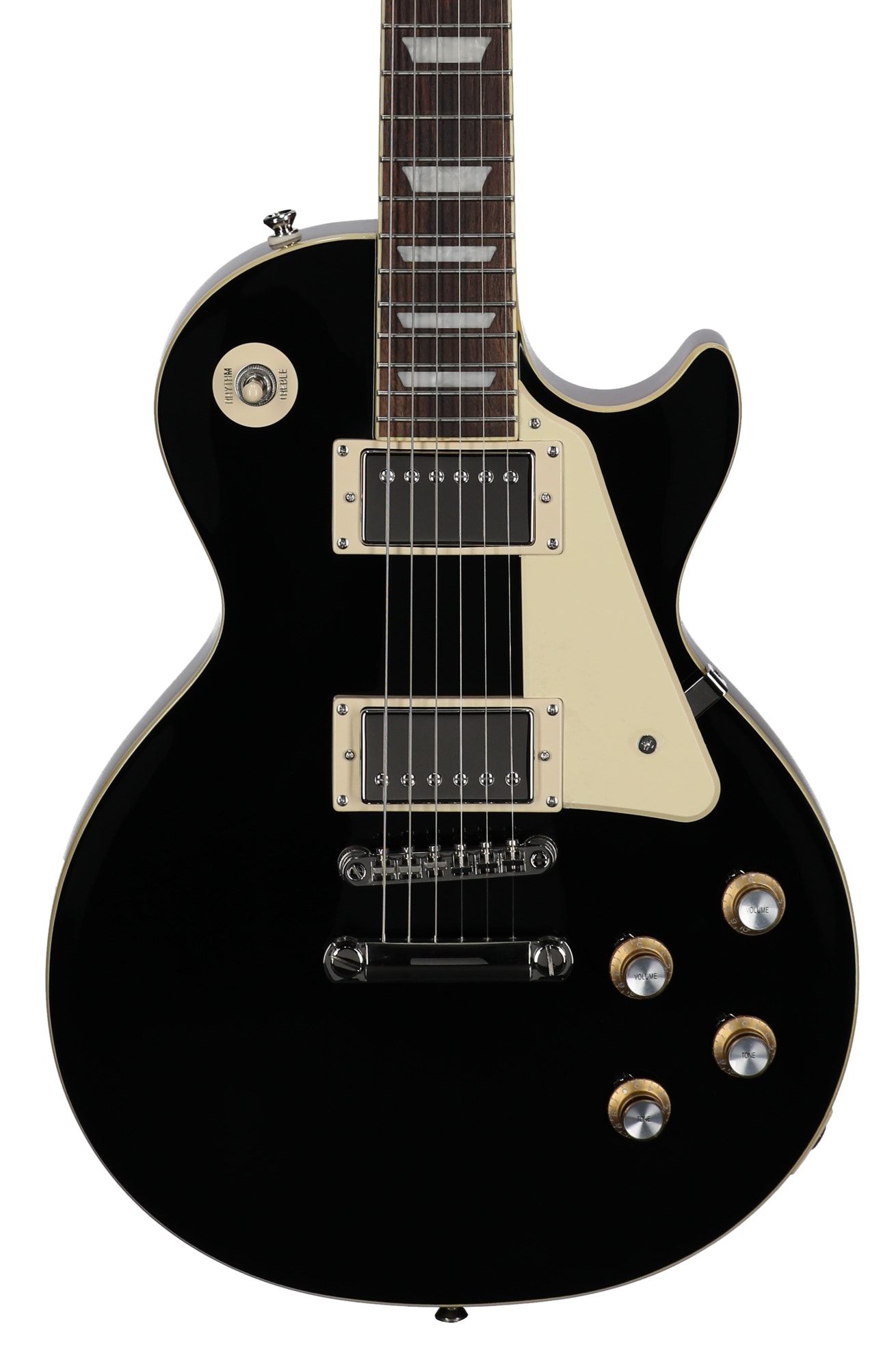 Epiphone Inspired by Gibson Les Paul Standard 60s Guitar with Bag Ebony View 2