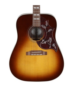 Gibson Hummingbird Studio Walnut Acoustic Electric Guitar with Case Satin Walnut Burst View 2