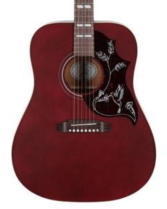 Gibson Hummingbird Special Acoustic Electric Guitar with Case Wine Red View 2