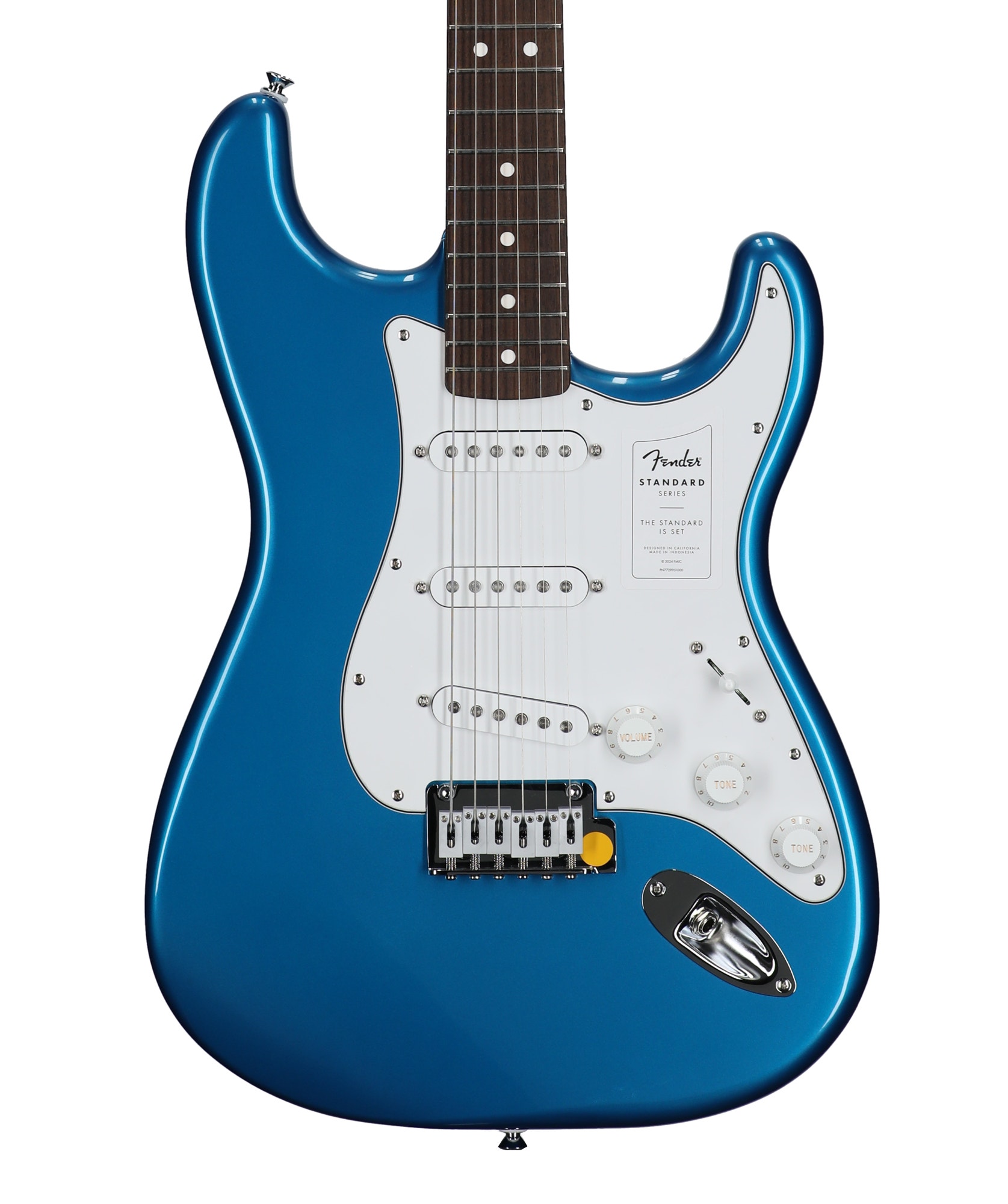 Fender Standard Strat Laurel Neck Aqua Marine Metallic View 2